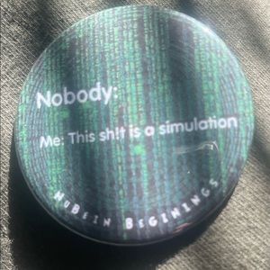 Reality in the Matrix Pin Back Button